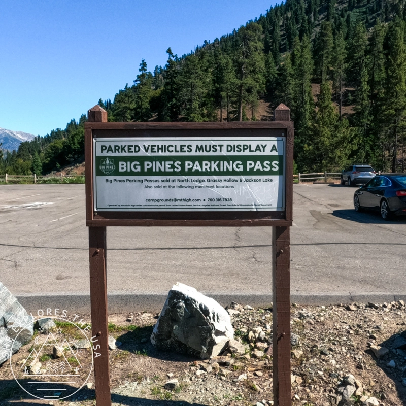 Big Pines parking pass