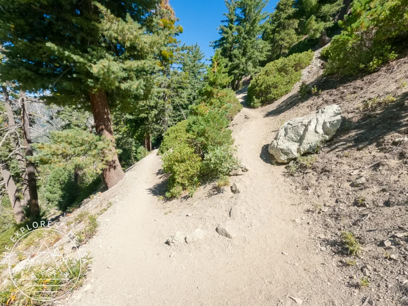 ice house canyon trail switchback
