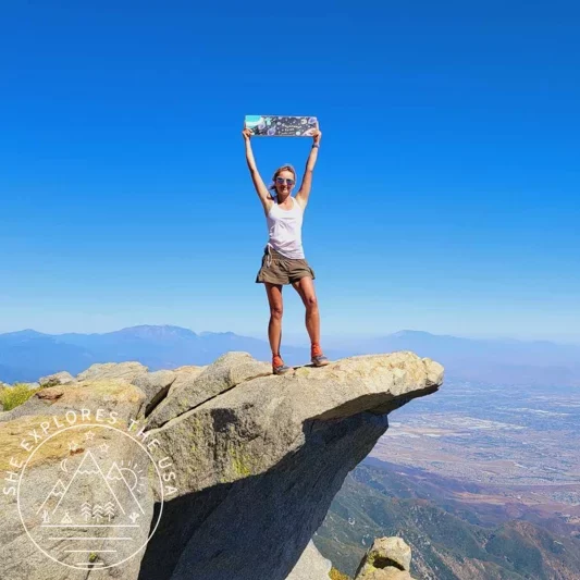 Ali at Cucamonga Peak