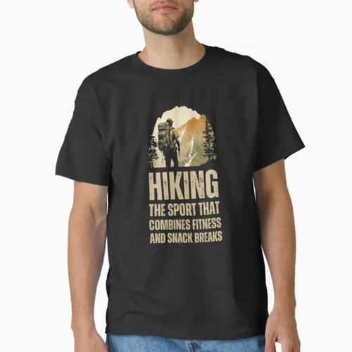 gift idea for outdoorsy guys: Funny Hiking Shirt