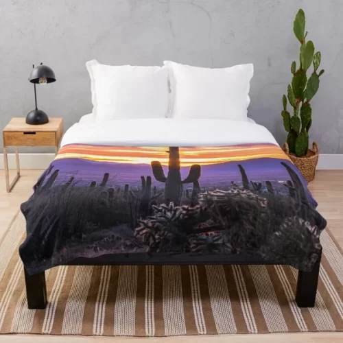 Arizona Sunset Throw blanket