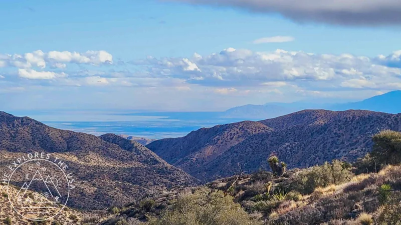 View of Salton Sea from CRHT in Joshua Tree