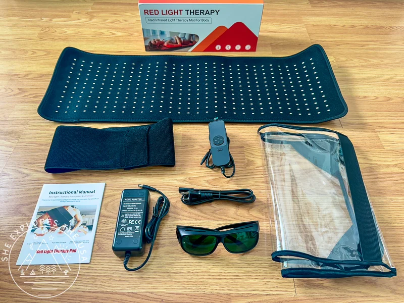 Astarexin Red Light Therapy Pad Review: Red Light Therapy Pad for Pain Relief - What’s in the Box?