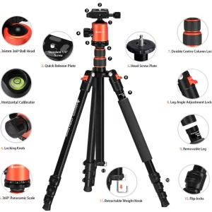 GEEKOTO 77’’ Tripod
