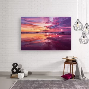 Sunset Sky and Ocean Reflection acrylic print