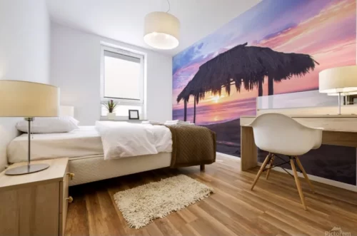 Windansea Surf Shack Sunset Mural
