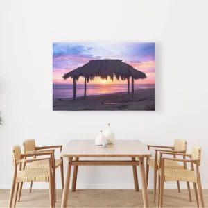 Windansea Surf Shack Sunset acrylic print