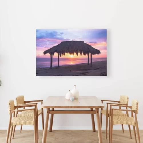 Windansea Surf Shack Sunset acrylic print