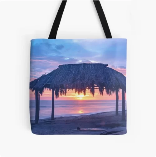 Windansea Surf Shack Sunset tote bag