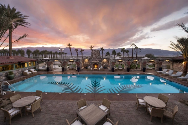 swimming pool at The Inn at Death Valley