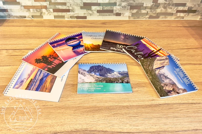 Zazzle custom wall calendars over the years