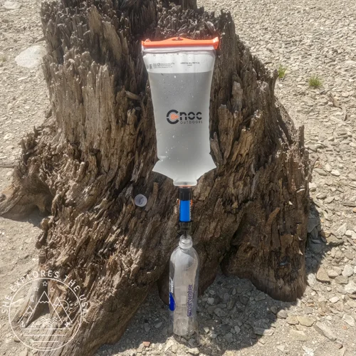 Sawyer Mini Water Filter with CNOC bottle and smart bottle