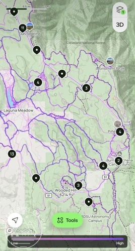 AllTrails Community Heatmaps