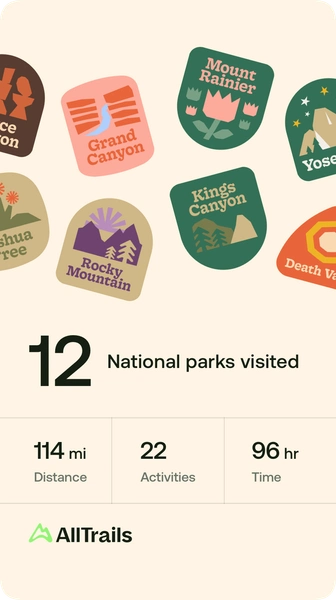 AllTrails National Park Stamps