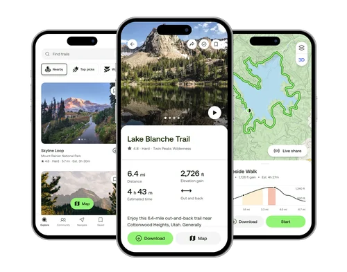 AllTrails membership - gift idea for outdoorsy people