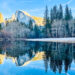 Black Friday & Cyber Monday 2025: Outdoor Gear Sale! Half Dome and its reflection in the merced river (Yosemite National Park)