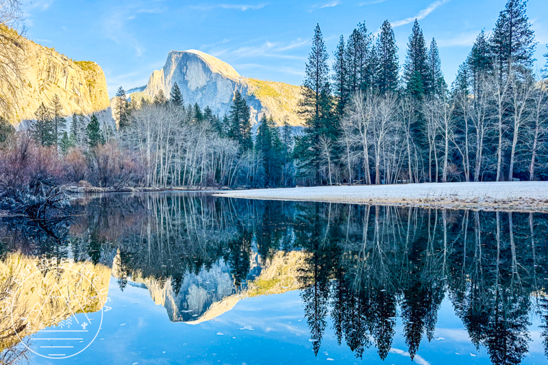 Black Friday & Cyber Monday 2025: Outdoor Gear Sale! Half Dome and its reflection in the merced river (Yosemite National Park)