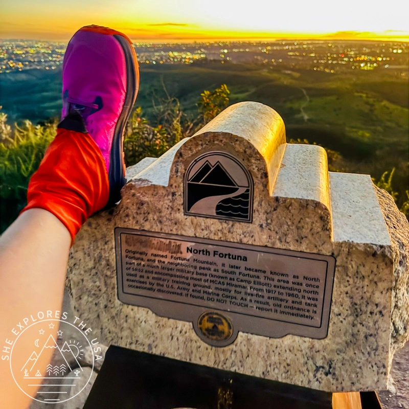 Altra Lone Peak 9+ on trail - North Fortuna Peak
