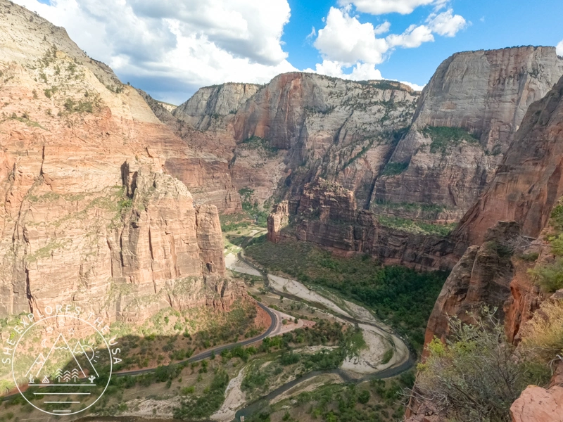 from on the way up to angels landing