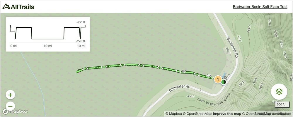 Badwater Basin Salt Flats Trail on AllTrails