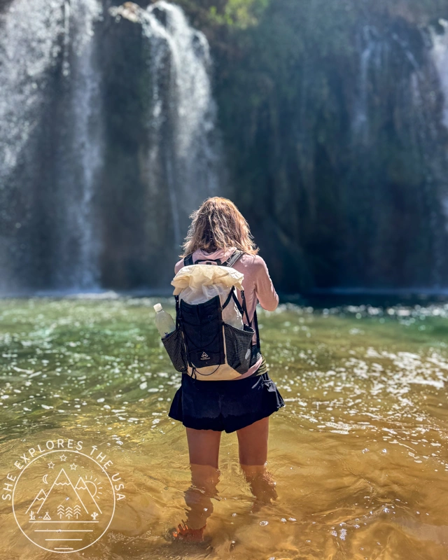 Hyperlite Mountain Gear Elevate 22 day pack worn in Havasupai