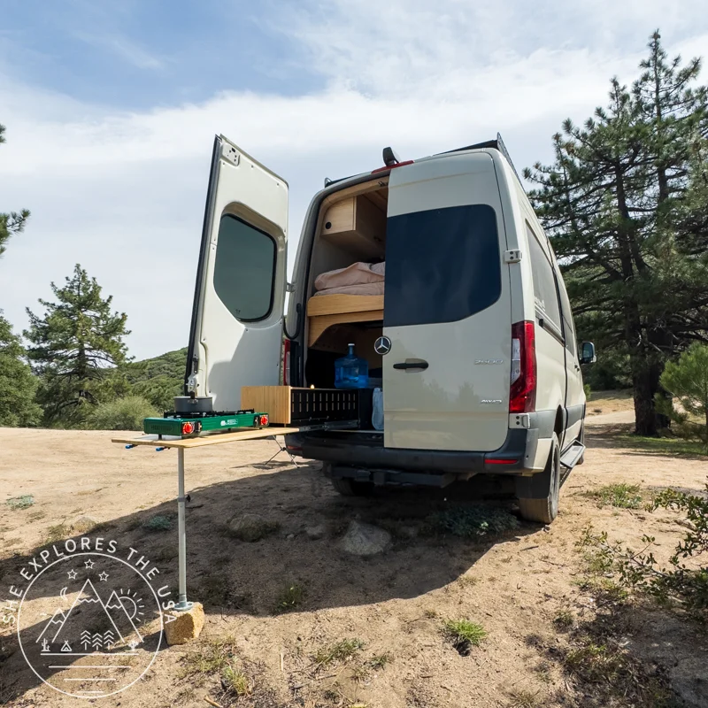 Outdoorsy Van Rental - outdoor kitchen