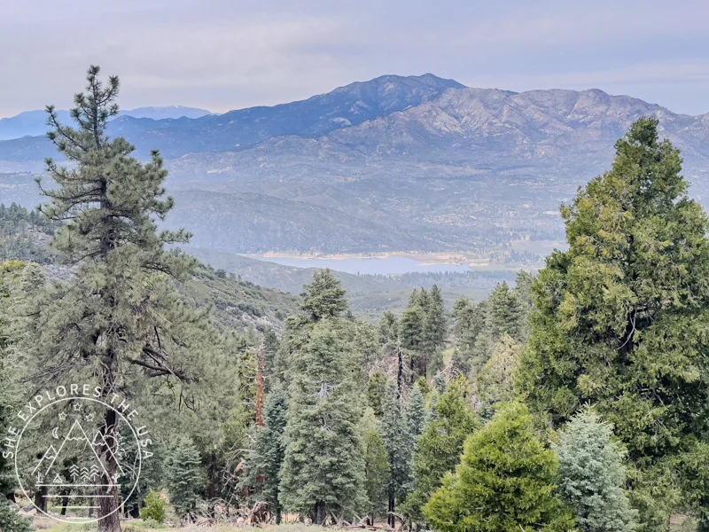outdoorsy van rental review - destination idyllwild hiking views