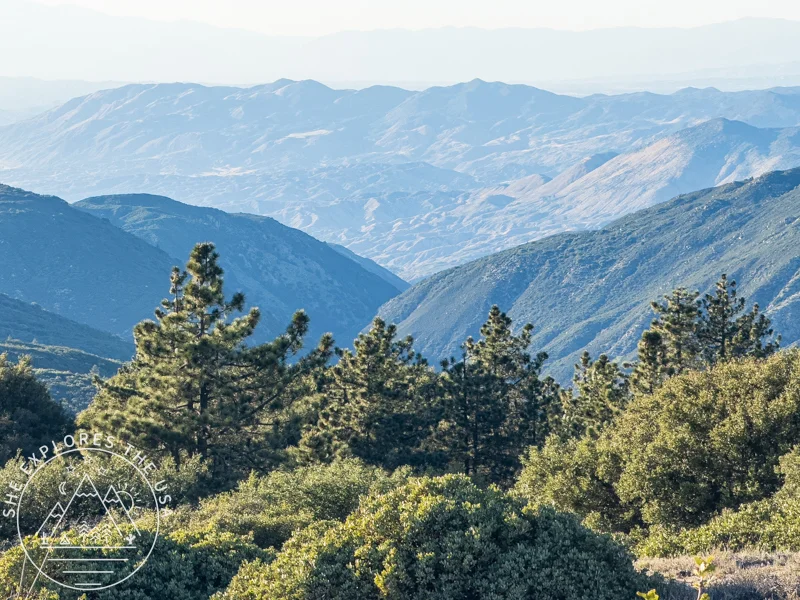 outdoorsy van rental review - destination idyllwild views