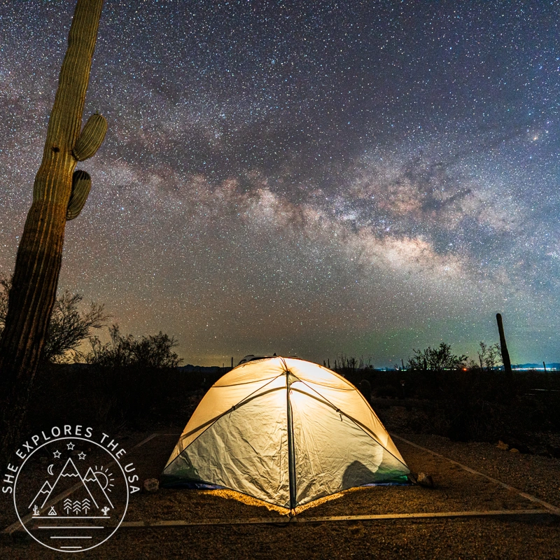 Twin Peaks Campground Milky Way