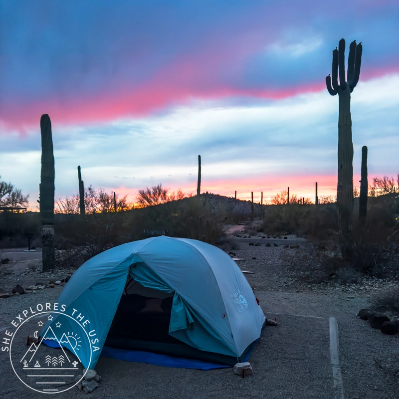 Twin Peaks Campground Sunset