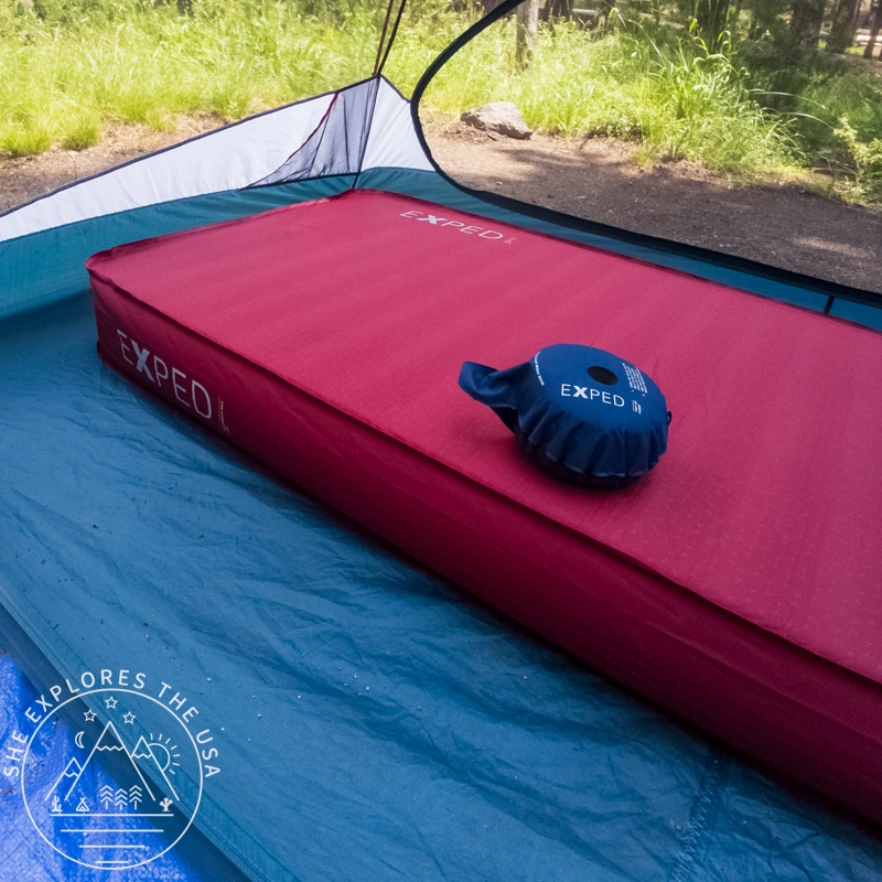 Exped MegaMat Max Sleeping Pad and pump