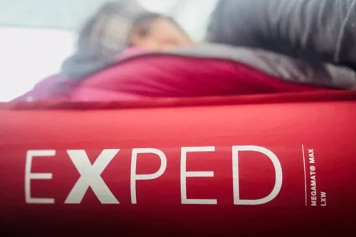 Exped MegaMat Max sleeping pad in use