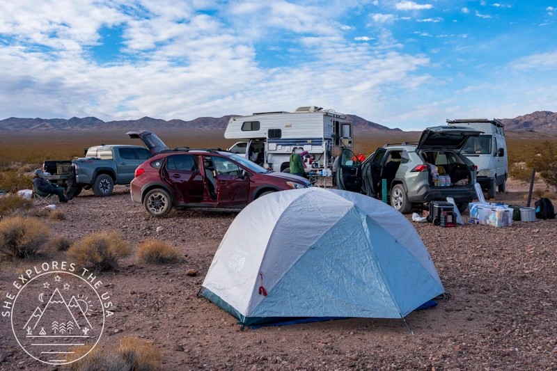 Backcountry Camping in death valley national park