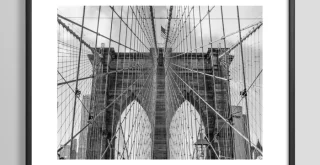 Brooklyn Bridge Framed Art Print