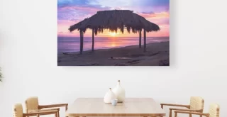 Windansea Surf Shack Sunset acrylic print
