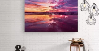 Sunset Sky and Ocean Reflection acrylic print