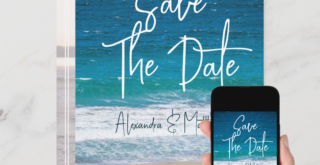 Beach Wedding Save the Date